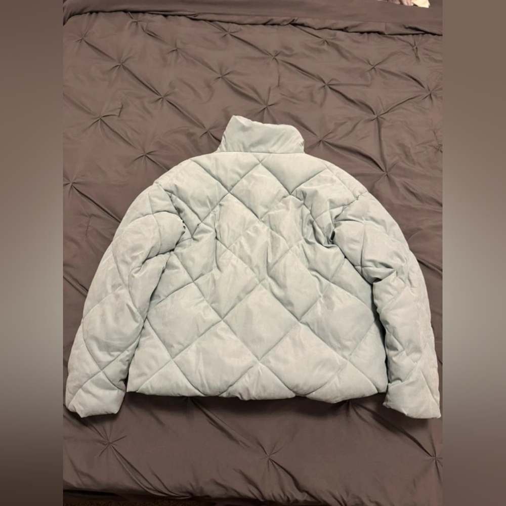 Universal Thread Kids Gray Puffer Jacket - Picture 4 of 5
